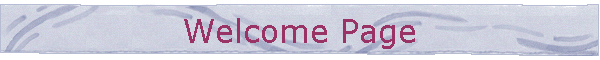 Welcome Page